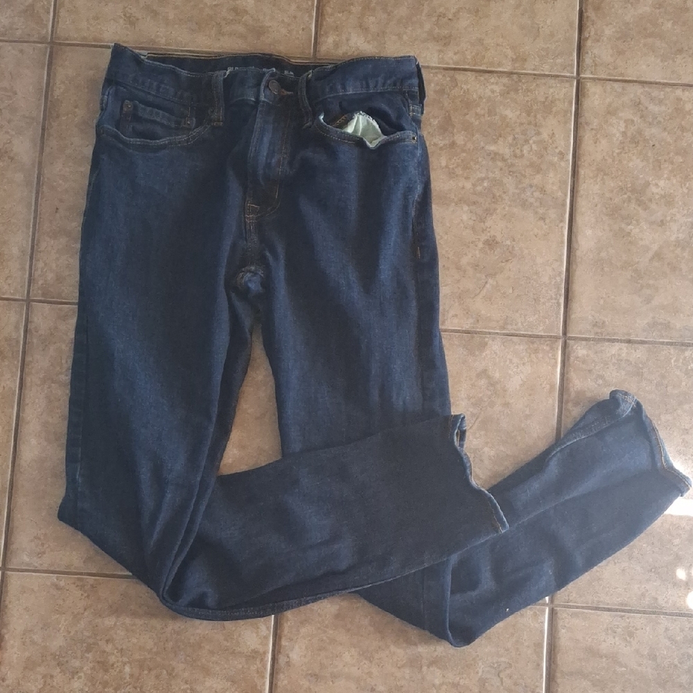 Old Navy Men's Slim Jeans in Dark Blue